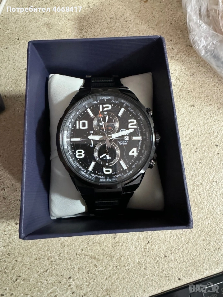 Часовник Casio Edifice EFR 302 BK, снимка 1
