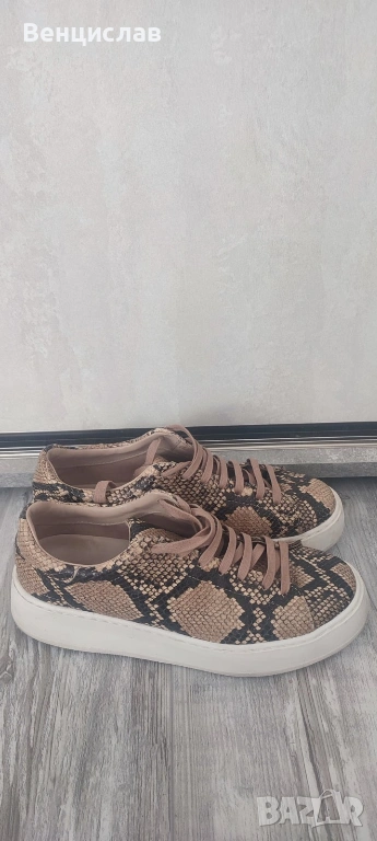 Кецове - животинкси принт, естествена кожа Massimo Dutti, без забележки. 39лв., снимка 1