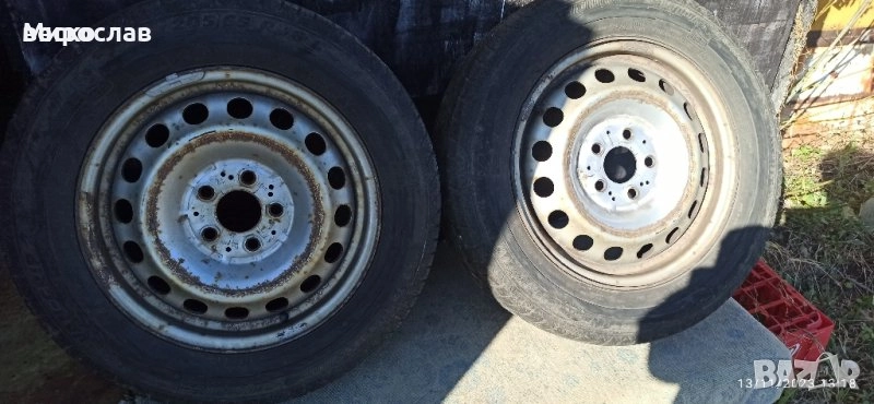 2 бр. гуми с джанти за Мерцедес вито 205.65.16C , снимка 1