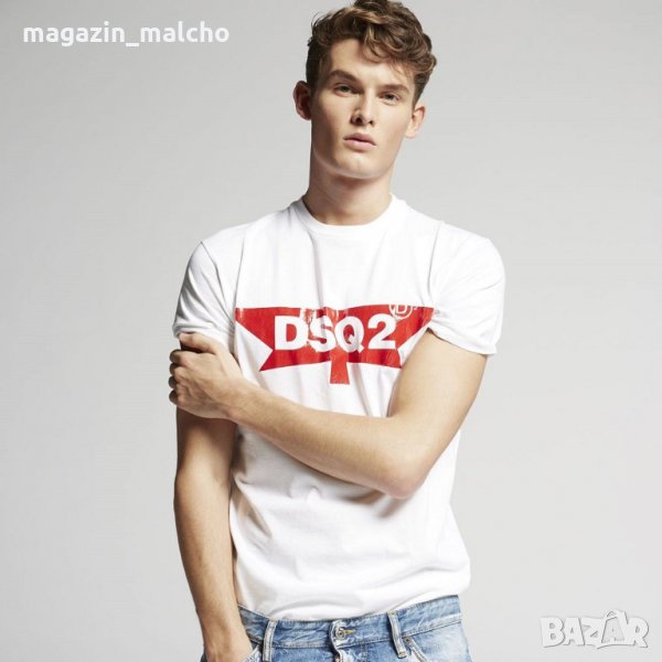 МЪЖКА ТЕНИСКА – DSQUARED; размери: S, M, L, XL и 2XL, снимка 1