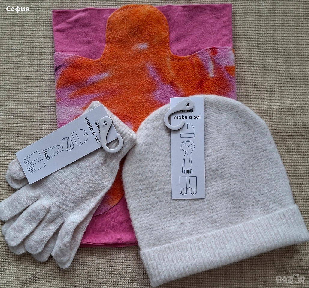 шапка,шал,ръкавици, снимка 1