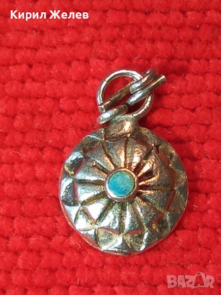 СТАРИННА ВЪЗРОЖДЕНСКА ТЮРКОАЗЕНА СРЕБЪРНА ВИСУЛКА НАКИТ УКРАШЕНИЕ РЪЧНА ИЗРАБОТКА 40056, снимка 1