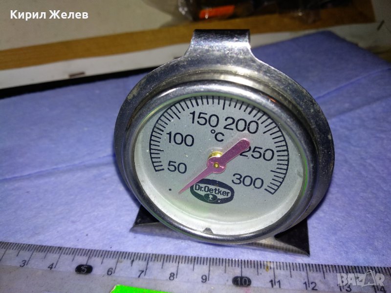 Dr. OETKER Стар МАРКОВ Мех ГОТВАРСКИ КУХНЕНСКИ ТЕРМОМЕТЪР За КОЛЕКЦИЯ ТЕМАТИЧЕН ИНТЕРИОР ДЕКОР 41348, снимка 1