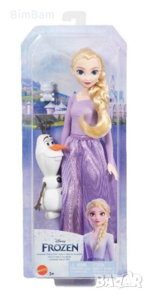 Оригинален комплект - кукла Елза и Олаф / Замръзналото кралство /Frozen / Disney , снимка 1