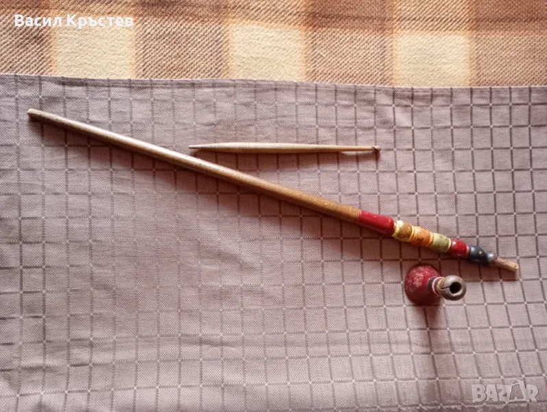 Хурка и вретено за предене, старинни, НАМАЛЕНИЕ, снимка 1