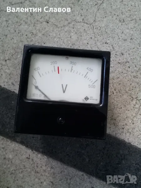 Волтметър 0-500 волта АС, снимка 1