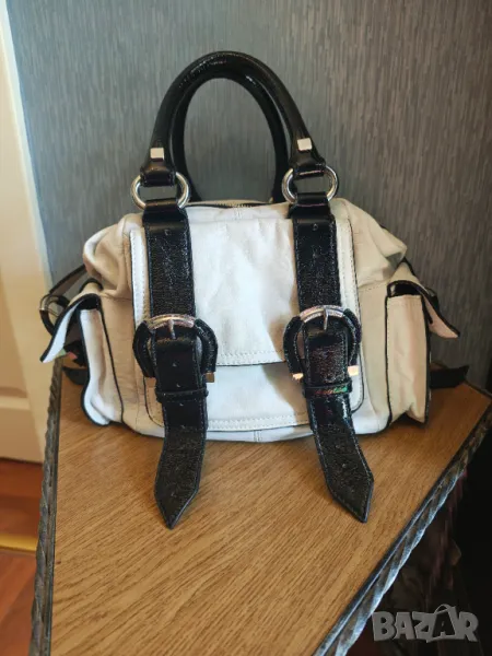 Karen Millen оригинална чанта естествена кожа плюс подарък колан, снимка 1