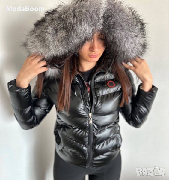 💥Moncler уникално късо черно дамско яке Монклер💥, снимка 1