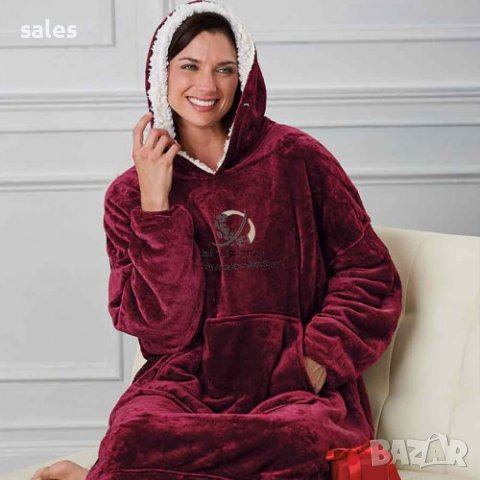 Одеяло суичър от полар с ръкави, снимка 5 - Други - 38510408