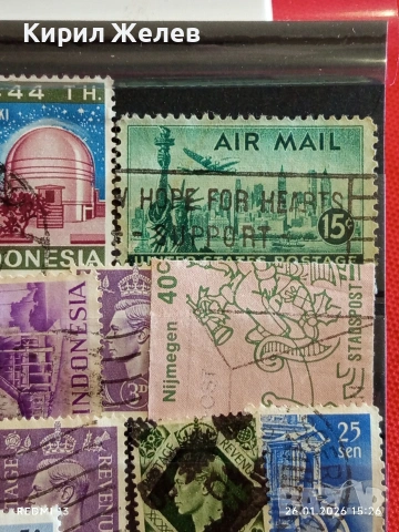 Стари пощенски марки от цял свят смесени МОНГОЛИЯ, НЕДЕРЛАНДИЯ, АМЕРИКА за КОЛЕКЦИЯ 51986, снимка 6 - Филателия - 53232210