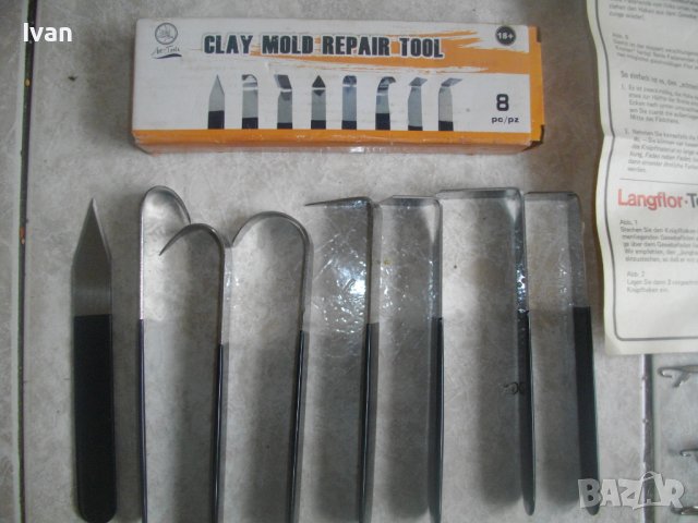 Нови Инструменти За Моделиране/Специализирани Куки Плетива Всякакви-Немски/Резци За Карвинг,Линолеум, снимка 3 - Други инструменти - 40295690