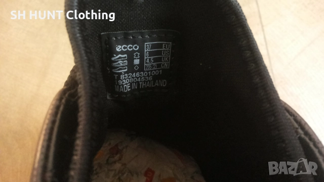 ECCО GORE-TEX Leather Womens Shoes Размер EUR 37 дамски естествена кожа водонепромокаеми 304-14-S, снимка 18 - Дамски ежедневни обувки - 52652516