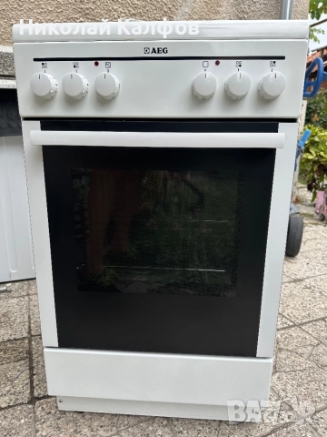 Свободно стояща готварска печка АЕГ/AEG, снимка 4 - Печки, фурни - 51946871
