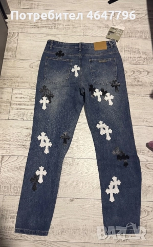 Chrome hearts дънки размер М чисто нови , снимка 2 - Дънки - 52895774