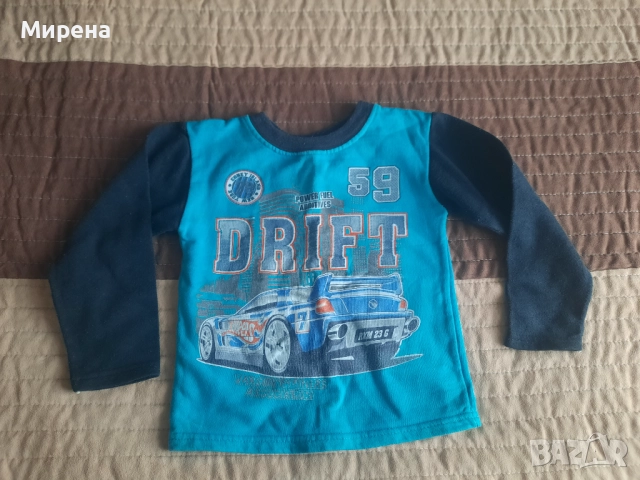 Ватирана блузка за 3-4 годишно момче, размер 104