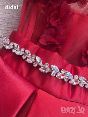 Приказно красива рокля с корсет и кристали , снимка 2 - Рокли - 52809838