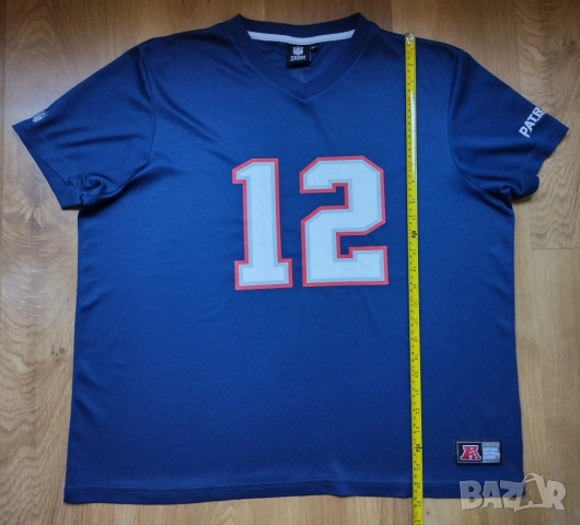 NFL / New England Patriots #12 BRADY - мъжка тениска 2XL, снимка 5 - Тениски - 51487418