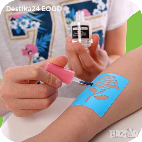 Комплект глитер татуировки за деца – 33 части, снимка 2 - Рисуване и оцветяване - 53178117