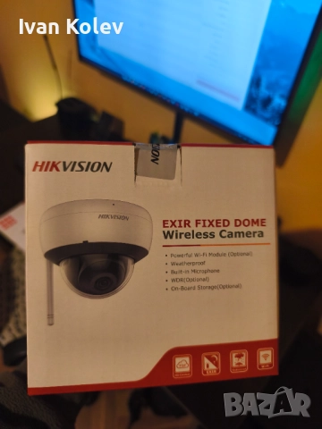 IP камера Hikvision 2CD2141G1-IDW1 4MPx H.265+ WiFi и вграден микрофон лек коментар, снимка 2 - IP камери - 52690048