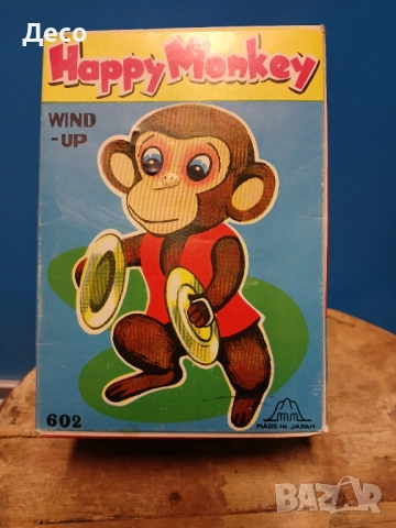 Стара японска механична играчка слон музикант., снимка 5 - Колекции - 51551861