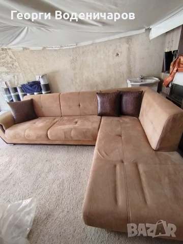 Разтегателен диван с клик-клак механизъм , снимка 4 - Дивани и мека мебел - 50764191