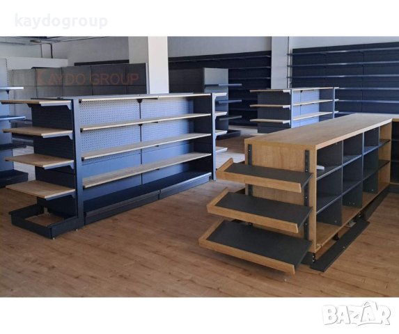 Метални крайстенни и островни стелажи за зоомагазини., снимка 7 - Стелажи и щандове - 43878299