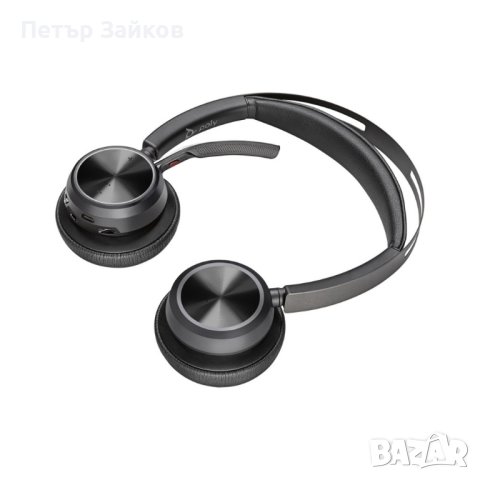 Безжични слушалки Poly Voyager Focus UC  USB-A - Със стойка

, снимка 6 - Bluetooth слушалки - 42992723