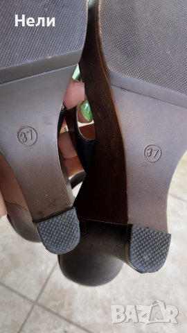 Дамски сандали 37– естествена кожа платформа, снимка 11 - Сандали - 36864965