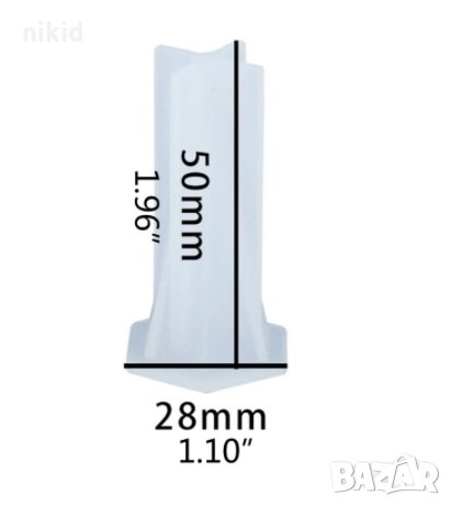 3D Висок конус кристал силиконов молд декорация украса фондан торта шоколад гипс смола бижута, снимка 4 - Други - 20852111