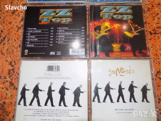 Дискове на - Sneakers – Greatest 1997/ZZ TOP-best/ Genesis - Live / The Way We Walk , снимка 7 - CD дискове - 40713085