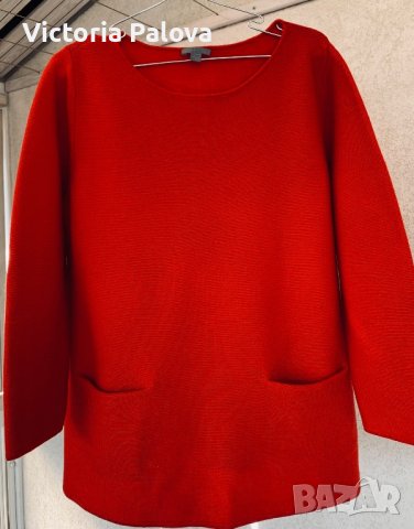 COS камбанка блуза 100% меринос, снимка 3 - Блузи с дълъг ръкав и пуловери - 43831271