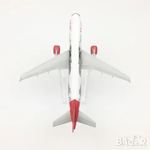 Еърбъс 320 самолет модел макет Airbus AIr Asia метален дракон авиокомпания, снимка 4 - Колекции - 48151766