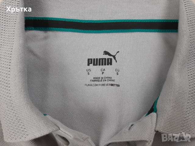 Puma x Mercedes AMG Petronas - Оригинална мъжка тениска с яка р-р S, снимка 8 - Тениски - 52558942