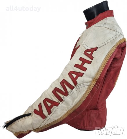 №2434 "Yamaha" Мъжко или детско кожено мото яке, снимка 2 - Аксесоари и консумативи - 37023158