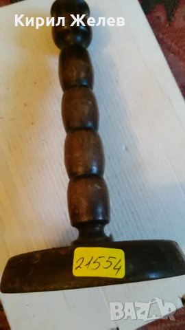 Свещник стар дървен 21554, снимка 4 - Декорация за дома - 32329597