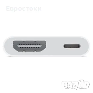 Lightning към HDMI адаптер, цифров AV аудио донгъл, 1080P синхронизиращ екранен кабел за iPhone, снимка 4 - Аксесоари за Apple - 49324133