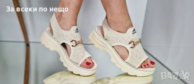 Adidas Дамски Сандали С Метален Акцент Адидас - Налични Различни Цветове Код P575, снимка 15 - Сандали - 50425645