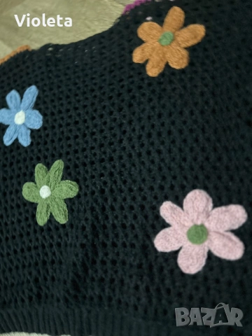 Черна блуза вълнена, снимка 8 - Блузи с дълъг ръкав и пуловери - 53048688