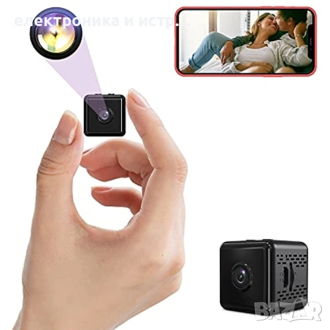 Камера за наблюдение WIFI Cam Mini, Full HD, Детектор на движение , снимка 2 - Камери - 53185752