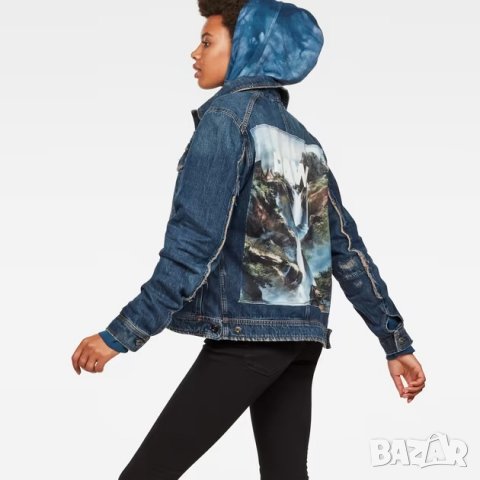 Ново Намалено Jaden Smith + G-Star Forces of Nature D-STAQ RFTP WATER 3D JKT Дънково Яке Унисекс - S, снимка 5 - Якета - 38992528