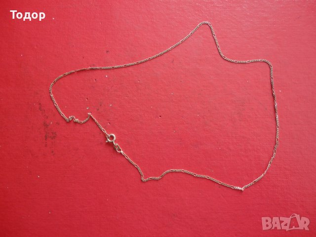 Позлатена сребърна верижка Binder 925 FBM 2, снимка 1 - Колиета, медальони, синджири - 40698165