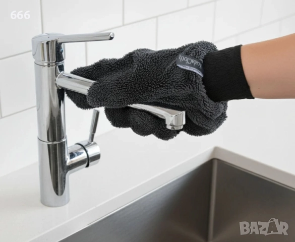 Универсална почистваща ръкавица за безпроблемен блясък, снимка 3 - Други стоки за дома - 52580648