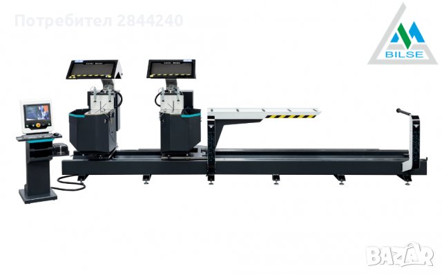 Двуглав циркуляр за рязане с 5 контролирани оси за алуминий, PVC профили Yilmaz, снимка 14 - Циркуляри - 39563894