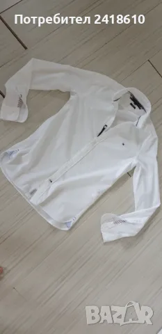 Tommy Hilfiger Stretch Pique Cotton Slim Fit Mens Size S НОВО! ОРИГИНАЛ! Мъжка Риза!, снимка 13 - Ризи - 49336895