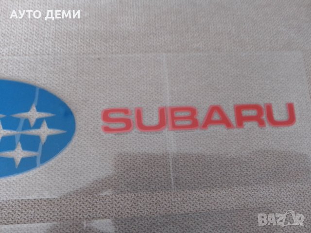 Качествен винилов цветен стикер лепенка с емблема и надпис Subaru, снимка 4 - Аксесоари и консумативи - 37583352
