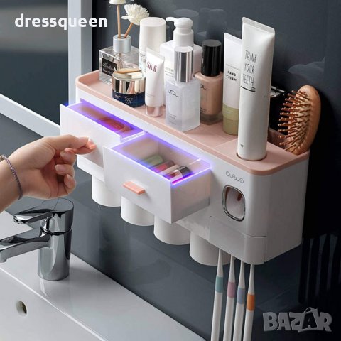 3679 Органайзер за четка и паста за зъби, снимка 6 - Други стоки за дома - 37549972