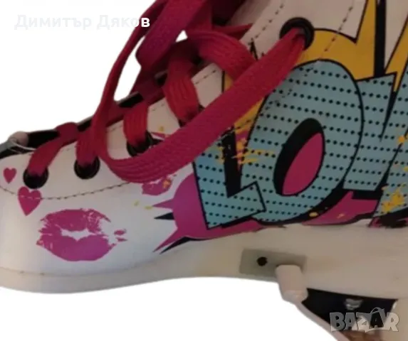 Детски цветни ролкови кънки с LED светлини, снимка 5 - Други - 48178520