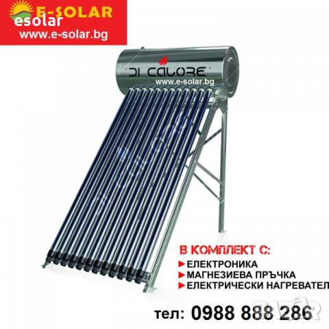 ТЕРМОСИФОНЕН КОЛЕКТОР Di Calore 120 ЛИТРА - ЗАТВОРЕН ТИП, снимка 8 - Бойлери - 25208649