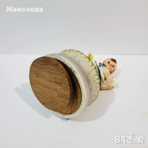 Винтидж музикална кутия в стил Hummel, снимка 7 - Колекции - 53449316