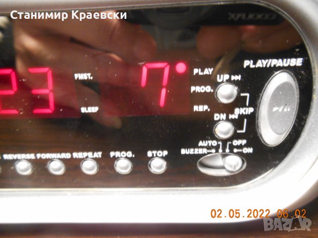 Soudmaster URD-770 CD FM Alarm Clock, снимка 5 - Други - 36665893